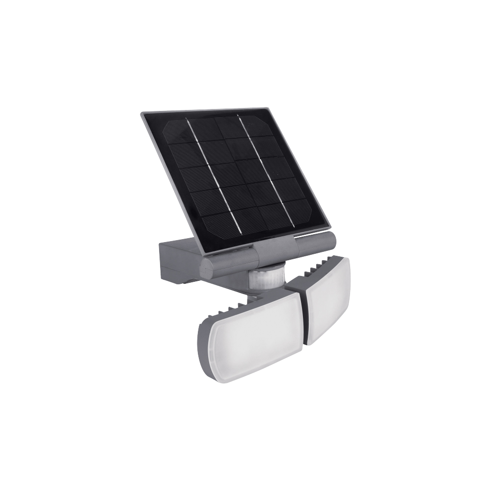 Aplique LED solar com sensor ajustável